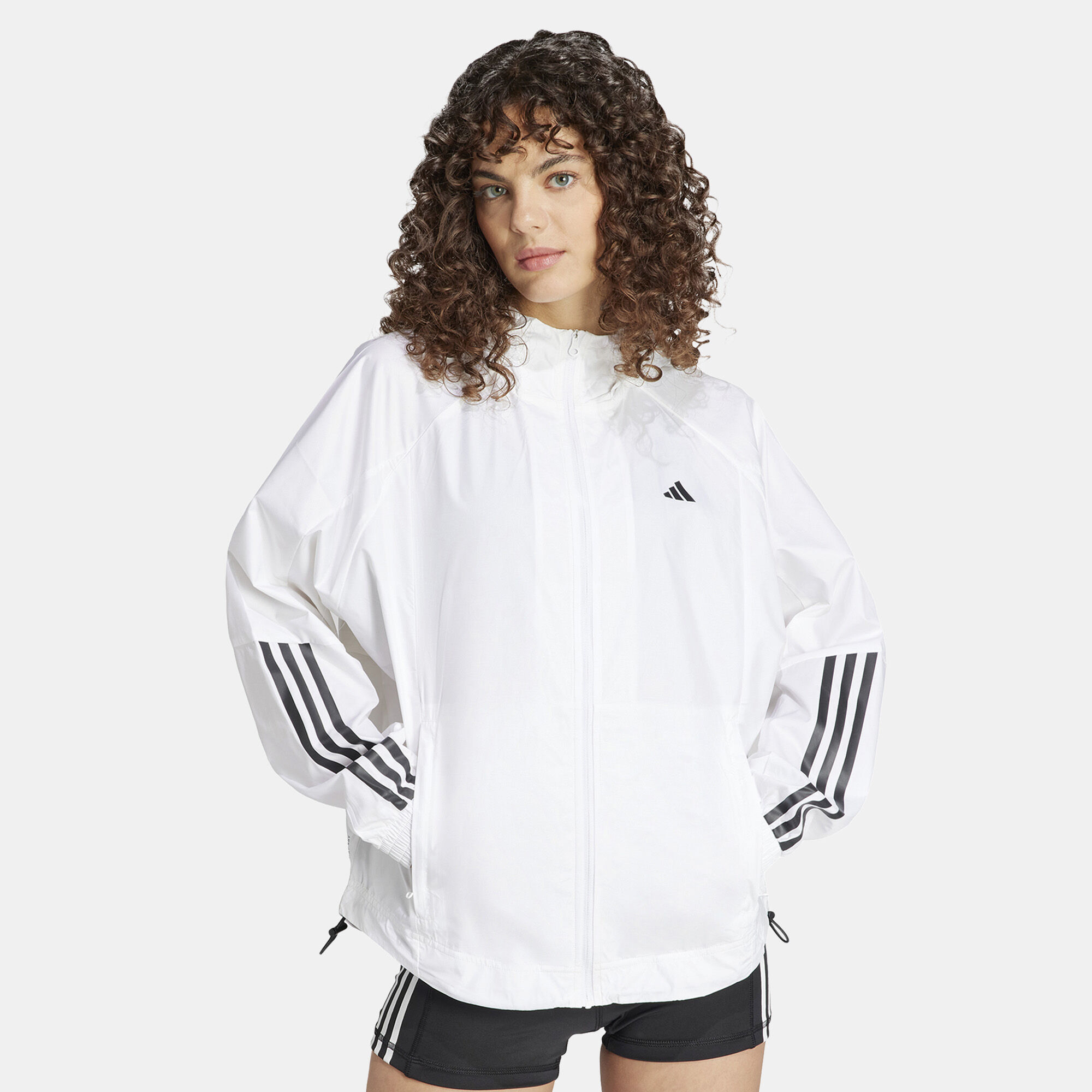 White yeezy windbreaker jacket new arrivals
