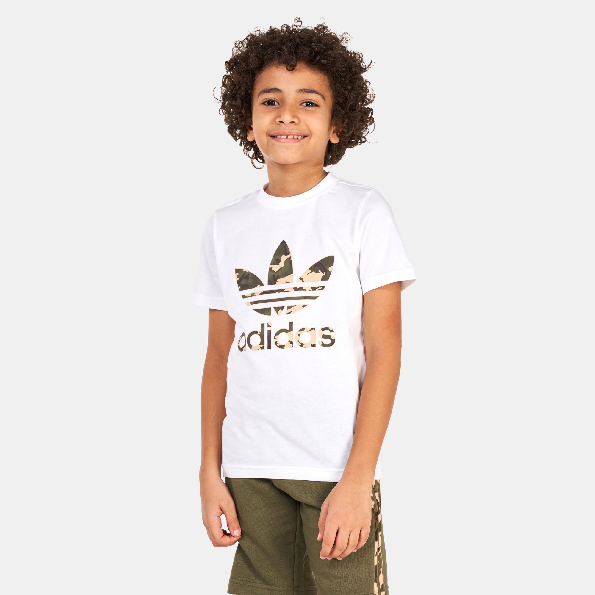 Buy adidas Originals Kids Camo T Shirt White in Kuwait SSS