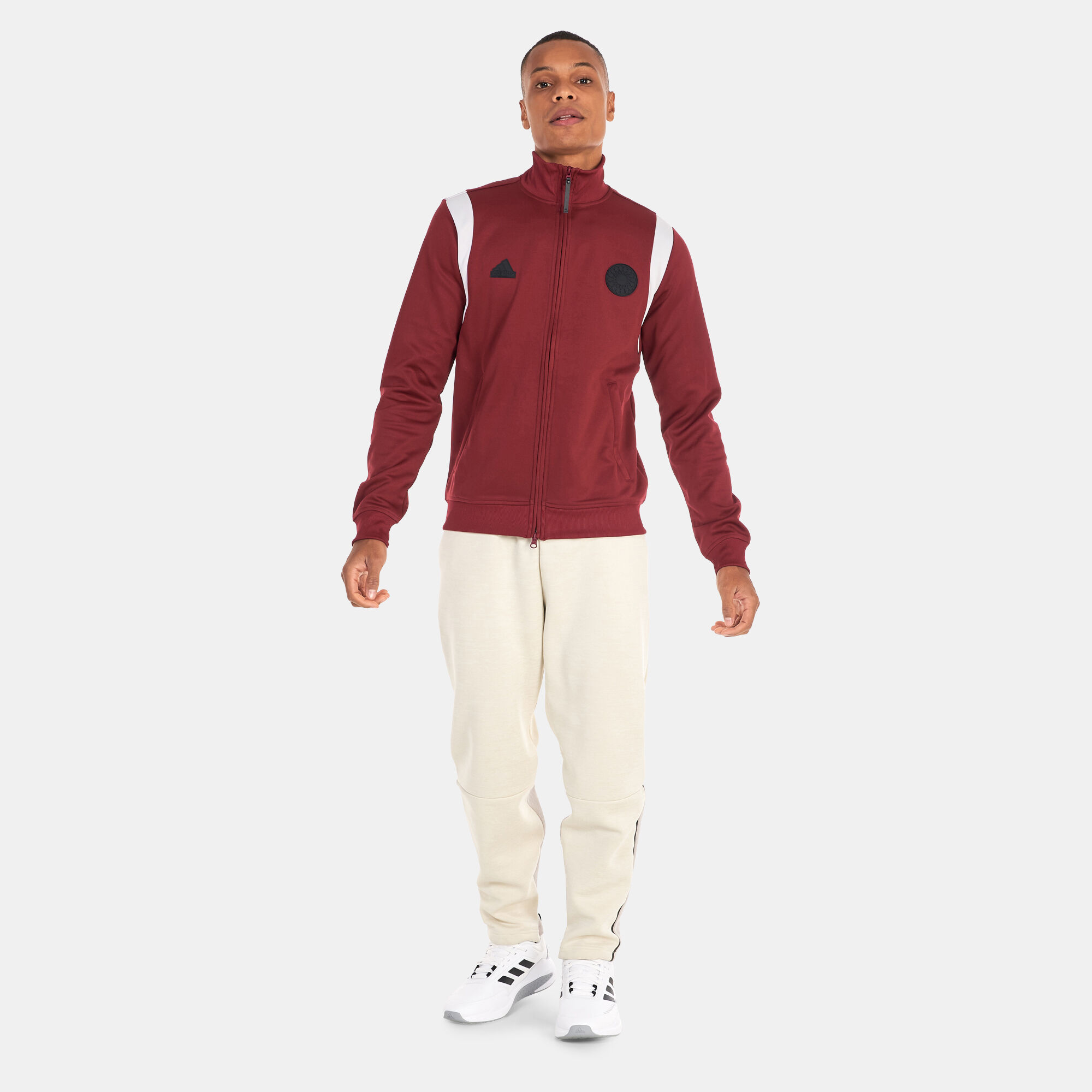Men s 32 Teams Fitted Track Jacket Red adidas in Kuwait SSS
