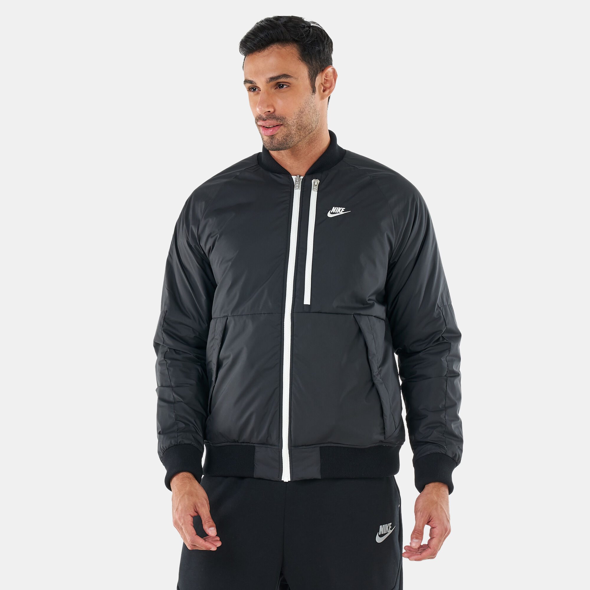 Buy Nike Men s Sportswear Therma FIT Legacy Reversible Bomber