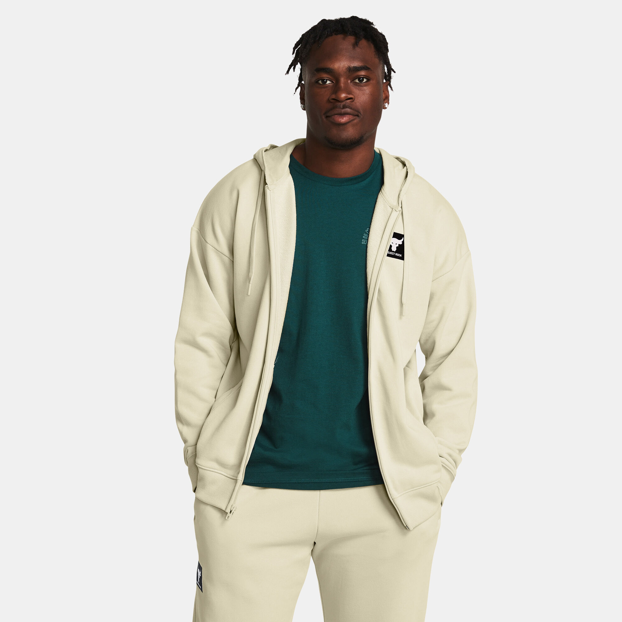 Men s Project Rock Graphic Full Zip Hoodie