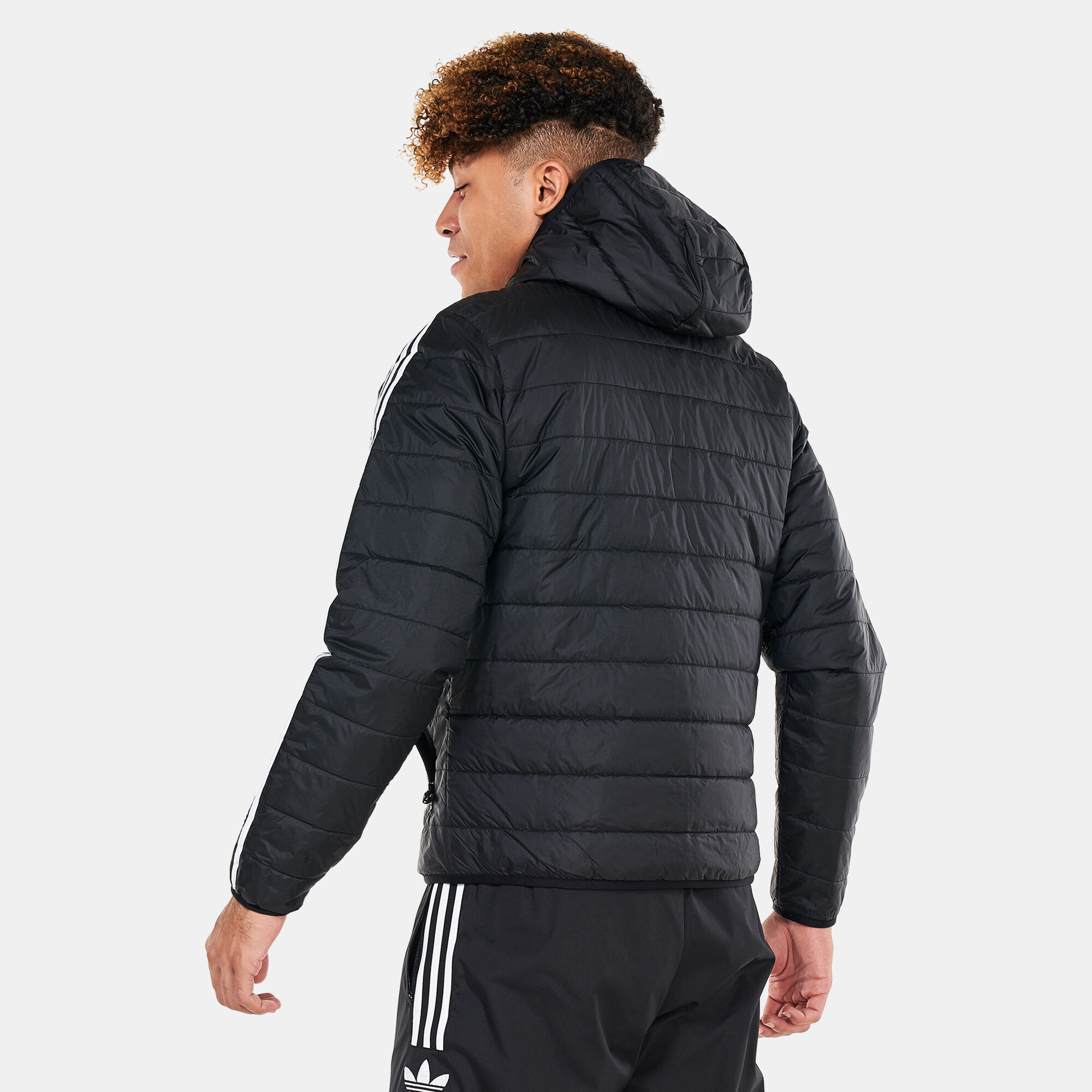 Adidas padded hooded jacket online