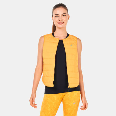 ASICS Women's Runkoyo Padded Vest Yellow
