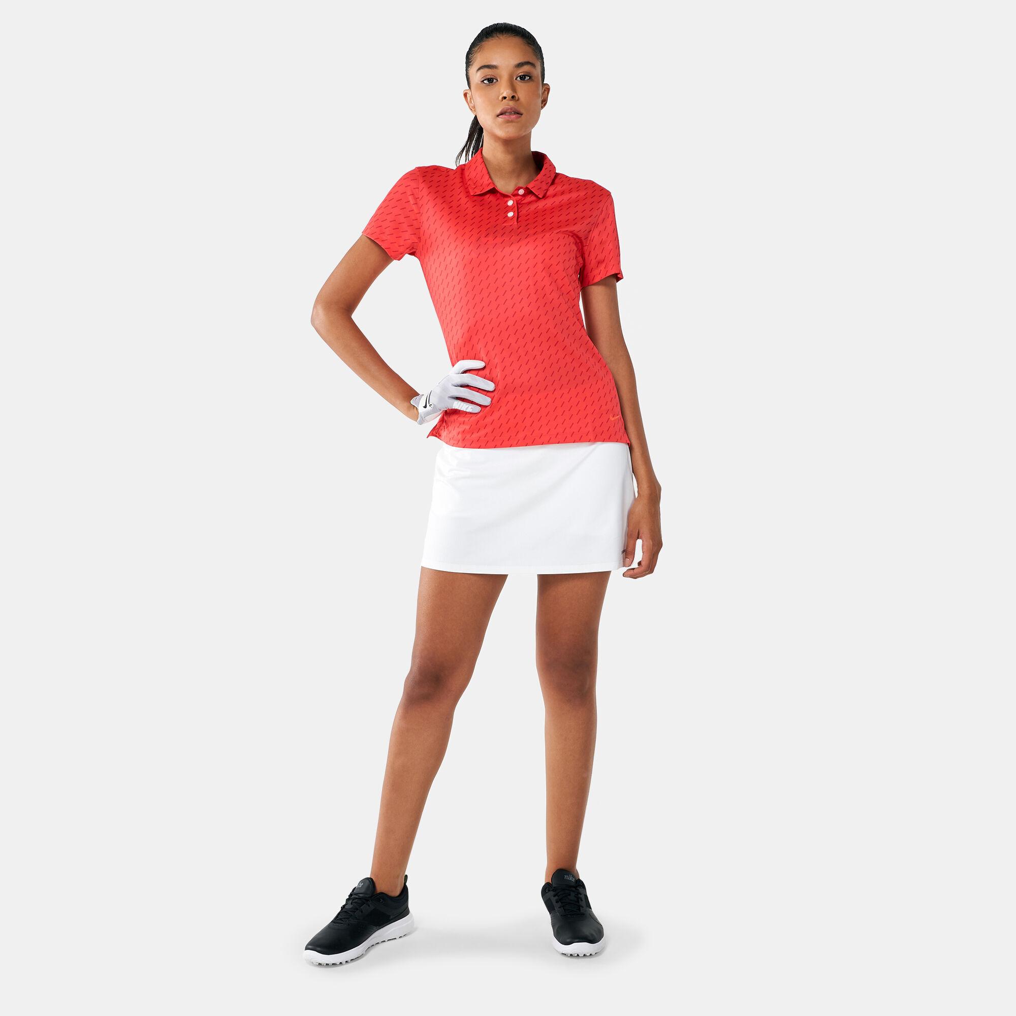 Nike golf shirt red shop