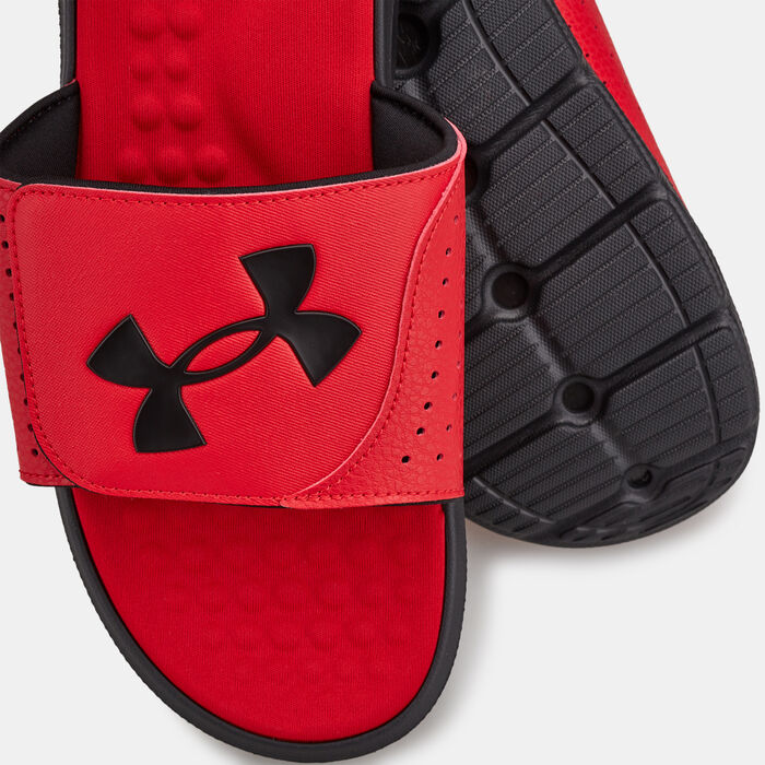 Under Armour Men's UA Ignite Pro Slides Red image number 2