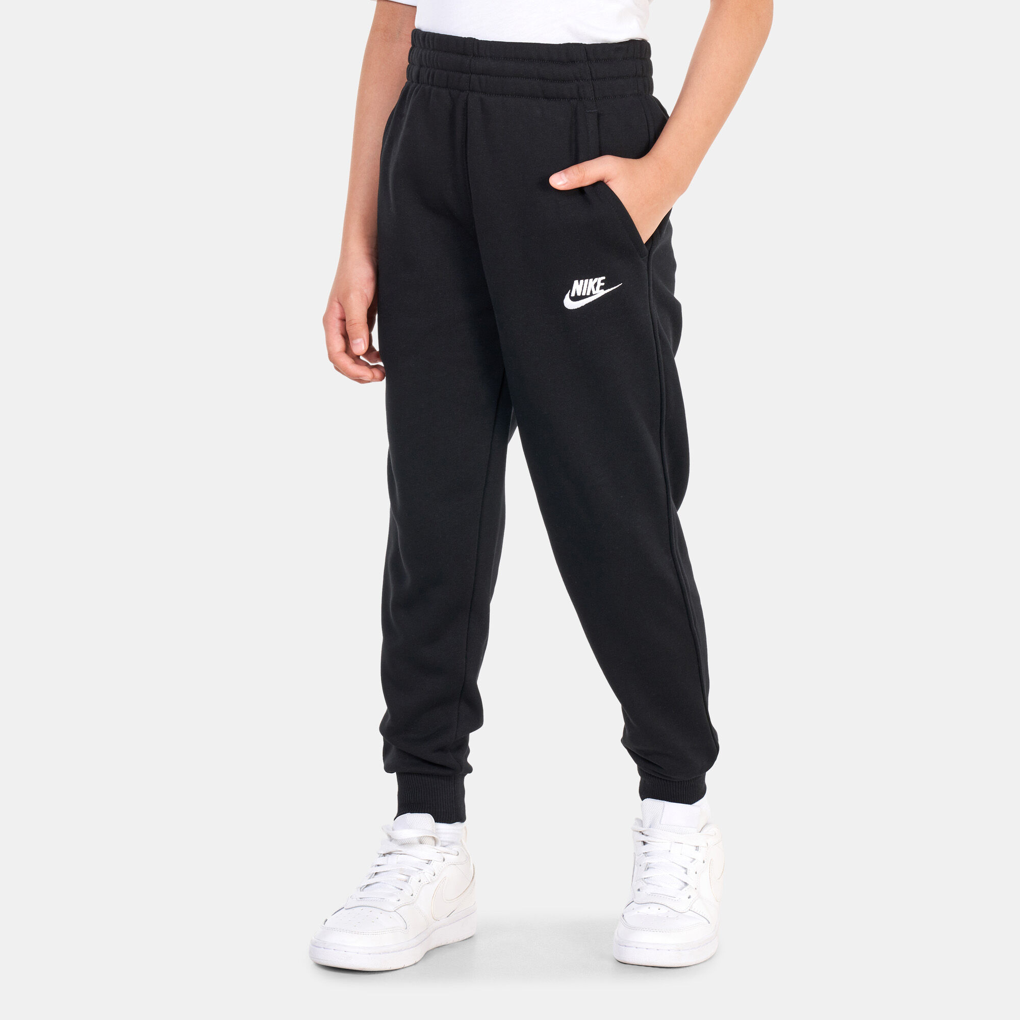 Kids Sportswear Club French Terry Sweatpants Black Nike in Kuwait SSS