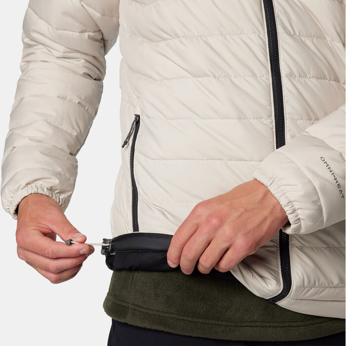 Columbia Men's Powder Lite II Full-Zip Hiking Jacket Beige image number 5