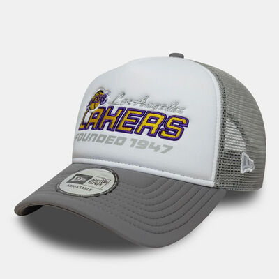 New Era Men's NBA Los Angeles Lakers Trucker Cap Blue