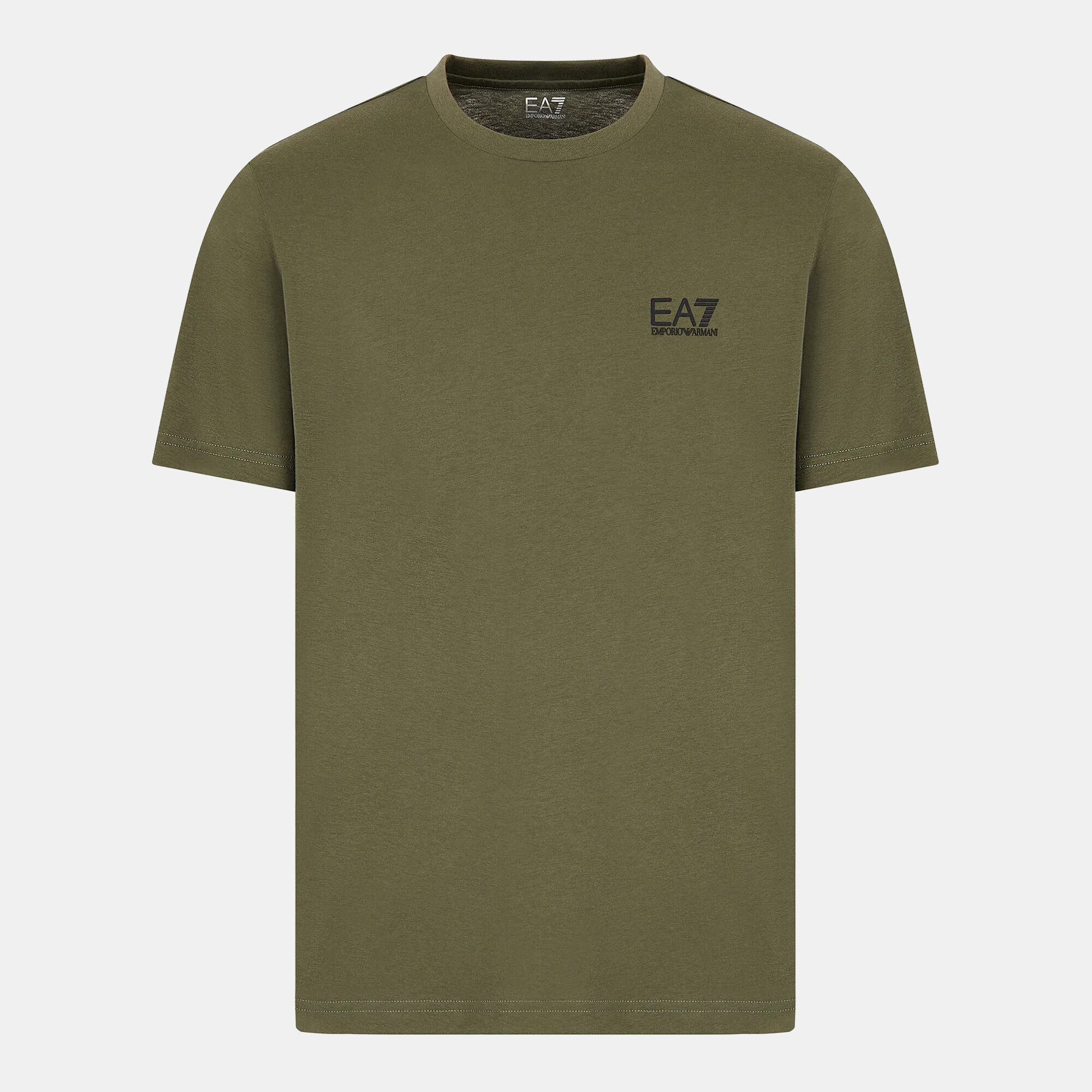 Ea7 khaki t shirt clearance