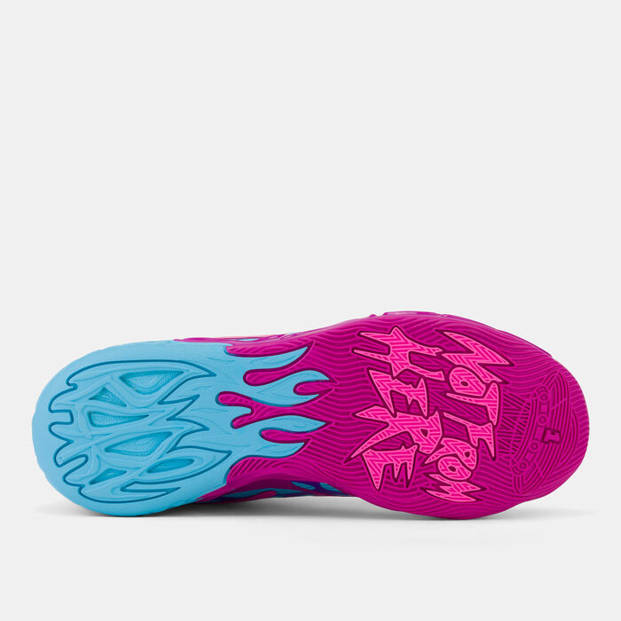 PUMA Men's MB.04 Iridescent Hornets Basketball Shoes Pink image number 3