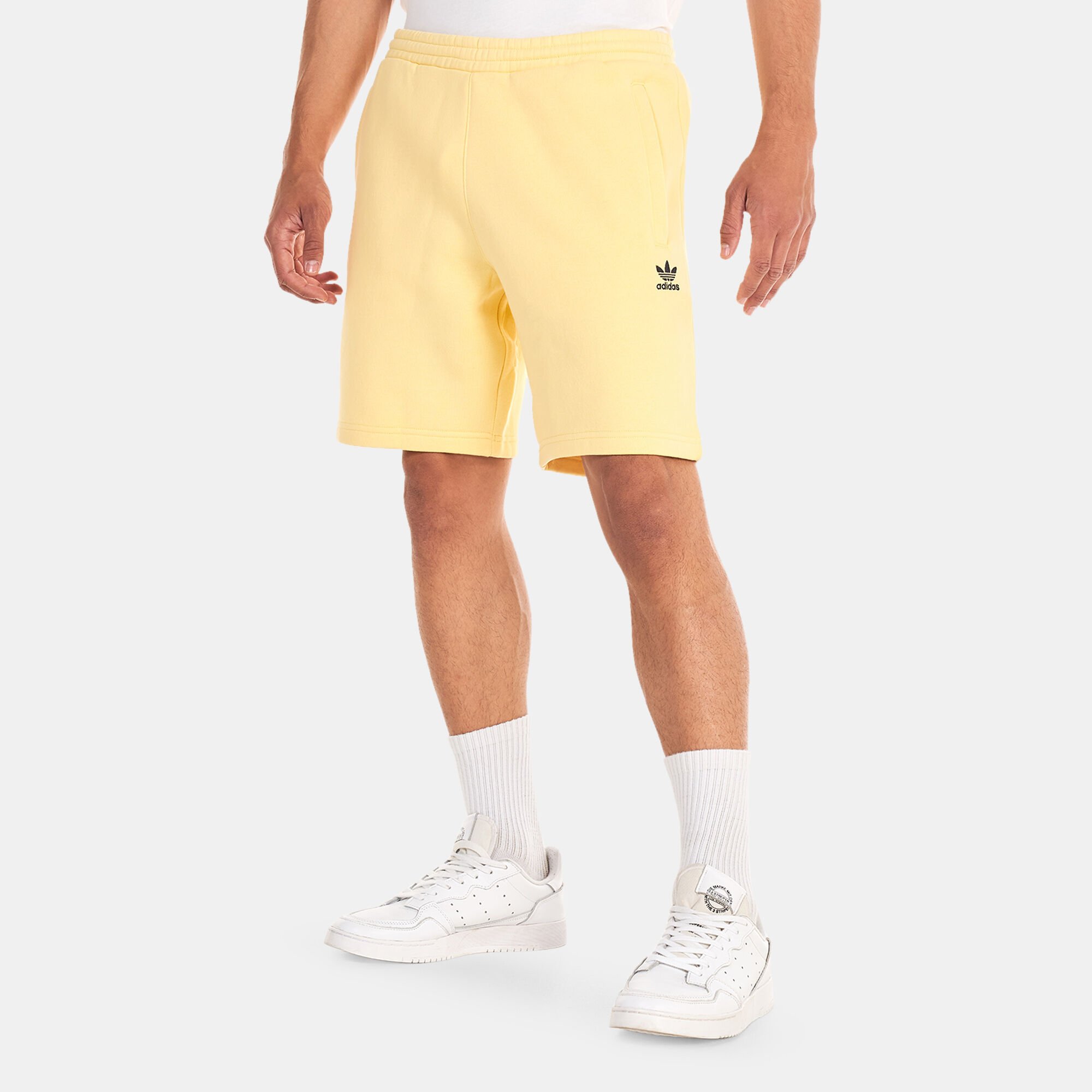 Mens yellow adidas shorts discount