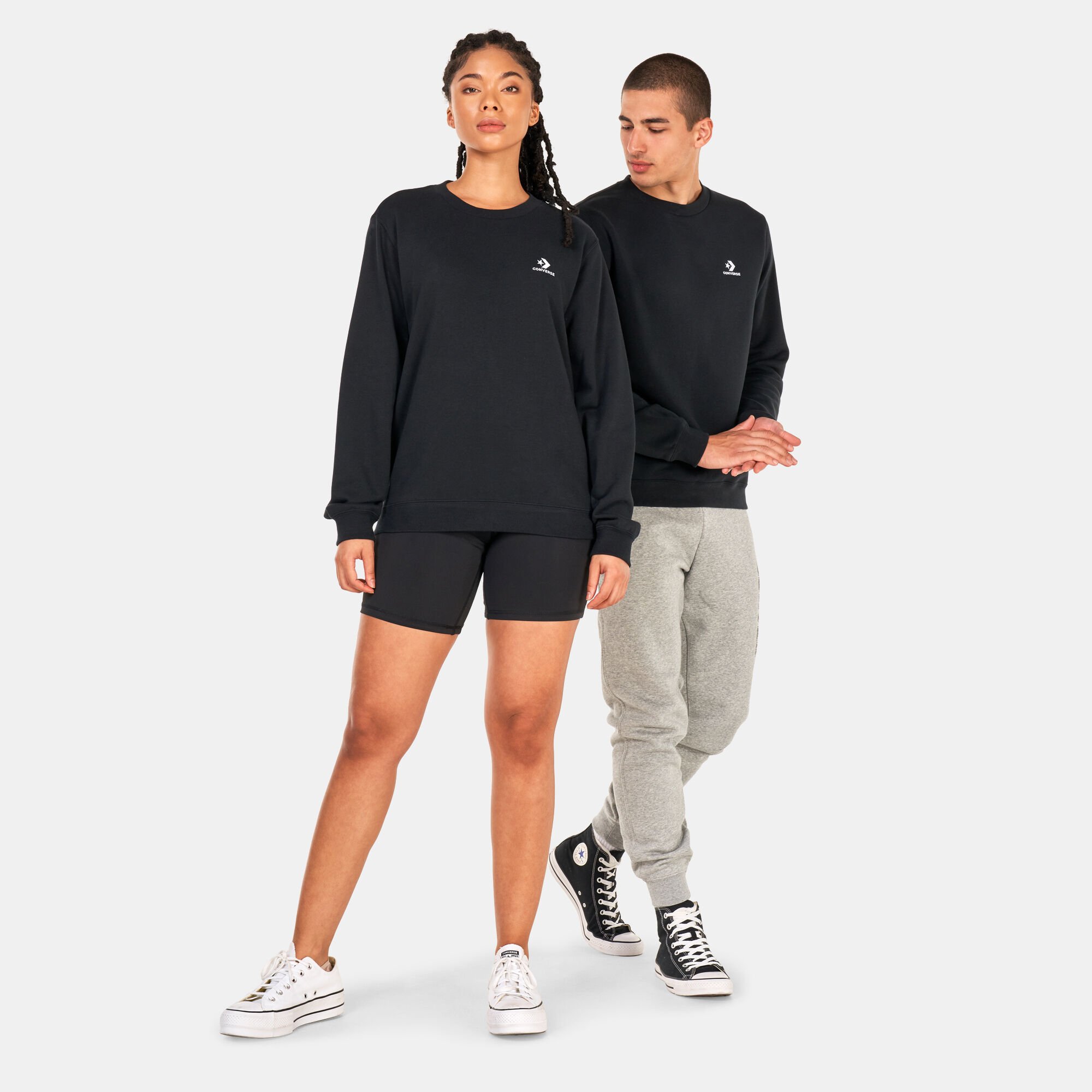 Adidas originals chevron crew sweatshirt on sale