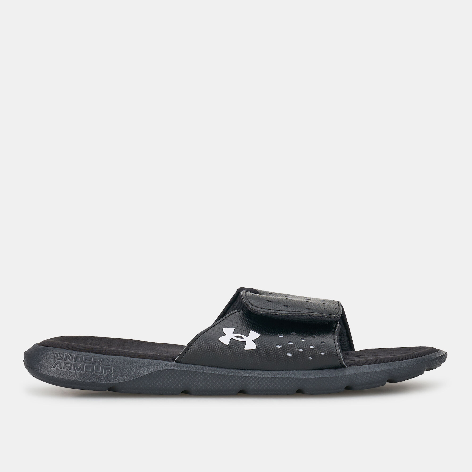 Under armour cushioned slides on sale