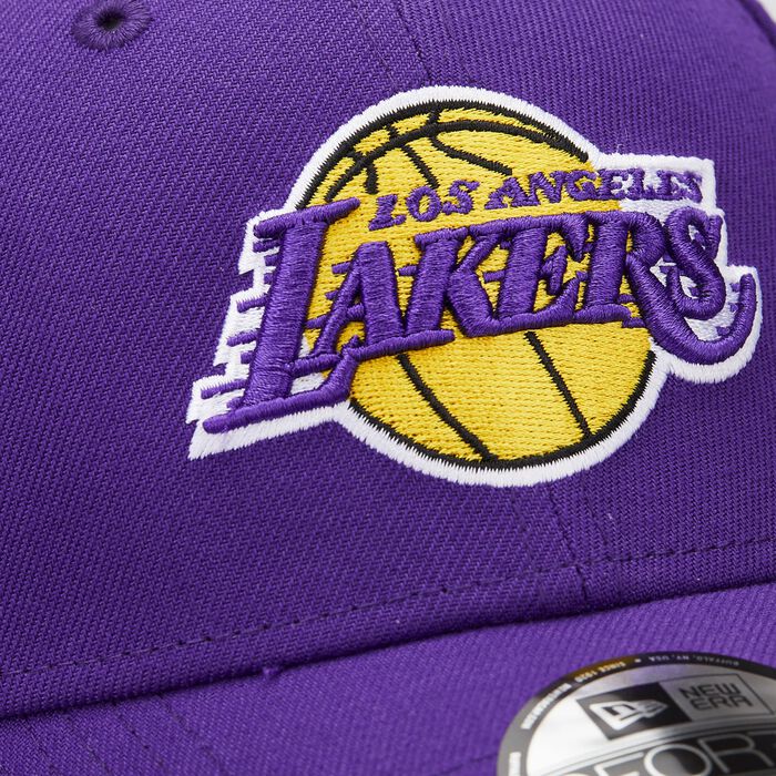 New Era Men's NBA Los Angeles Lakers 9Forty Adjustable Cap Purple image number 2