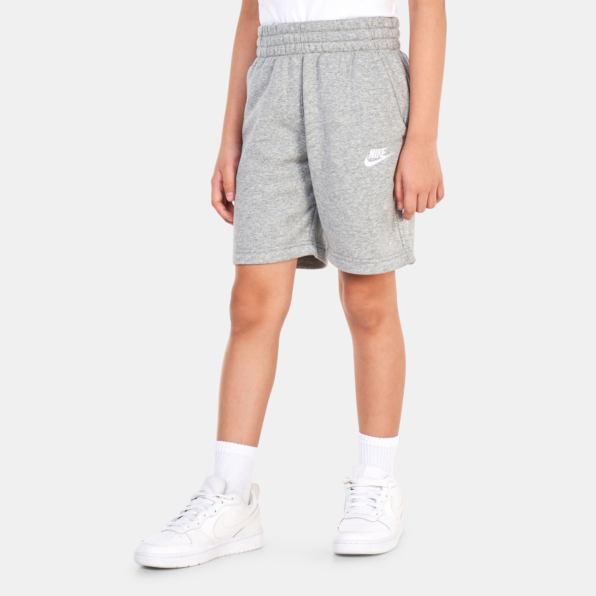 Girls grey nike shorts cheap
