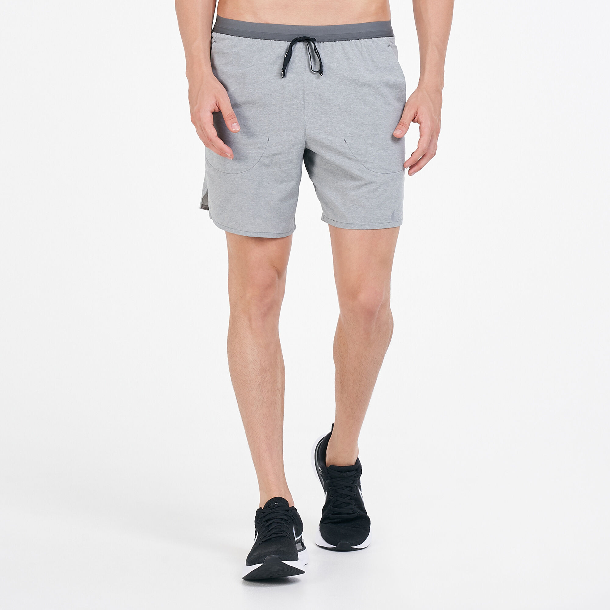 Nike flex stride shorts grey best sale