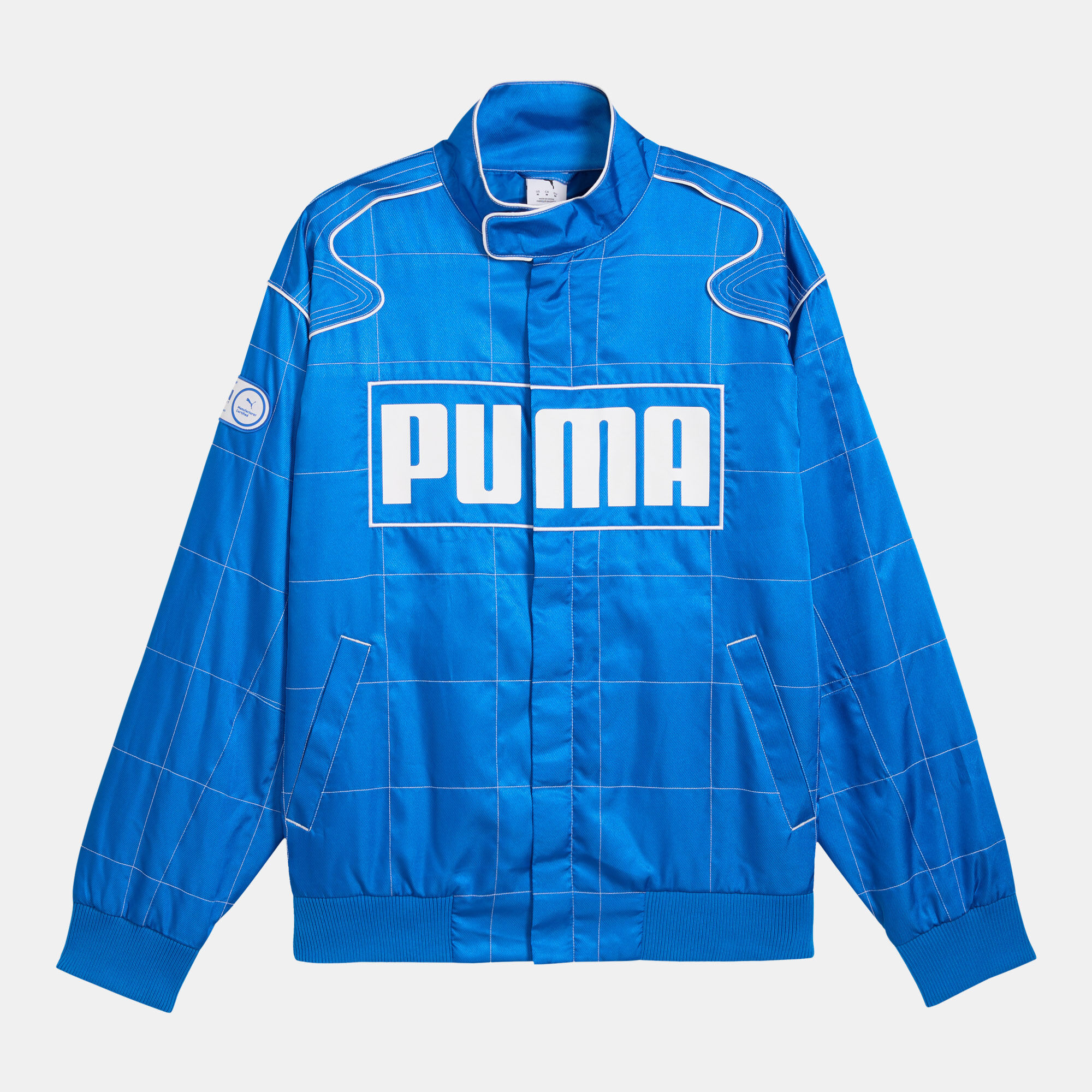 Shop PUMA ARCHIVE SEASONAL Racer Jacket Blue Online in Kuwait -SSS