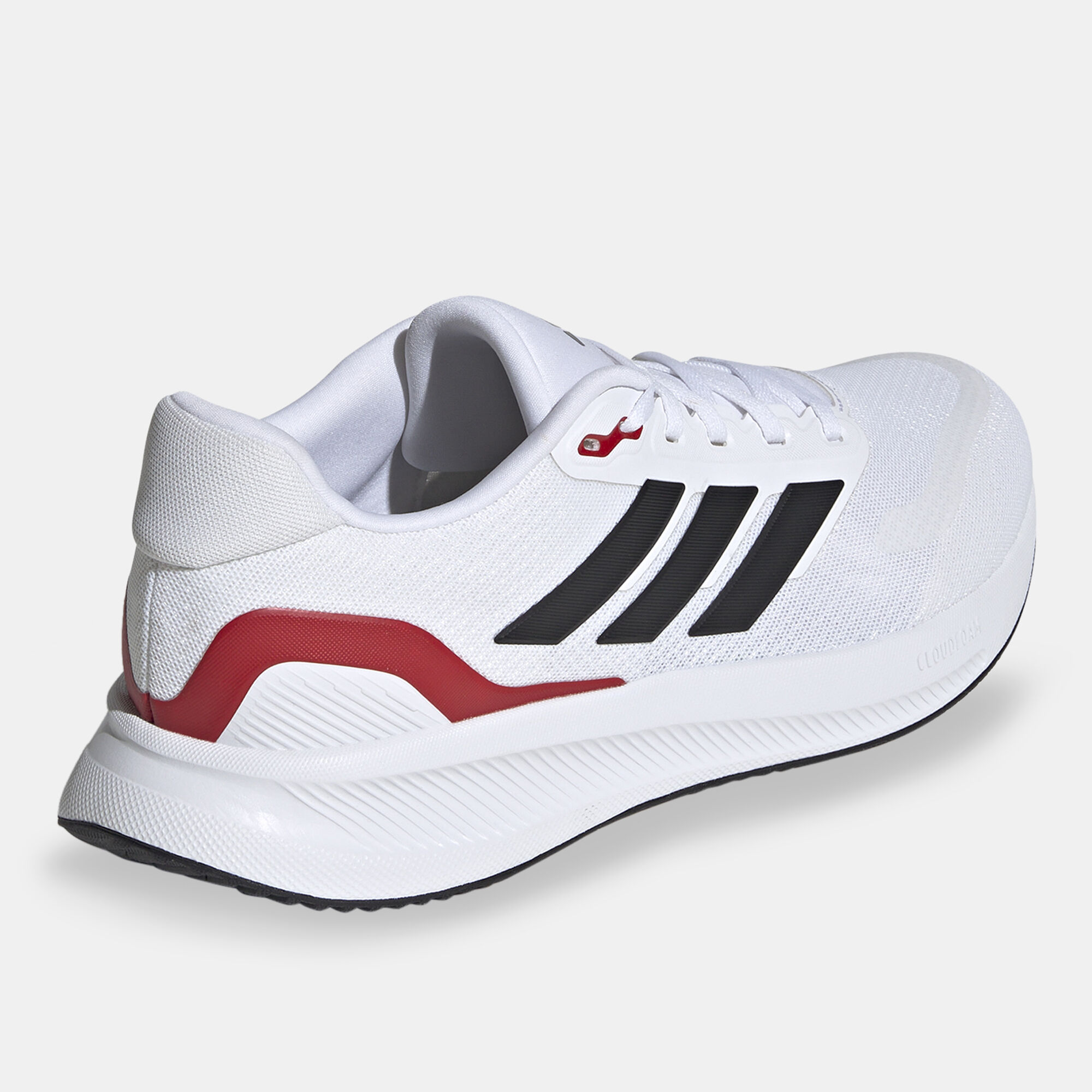 All white adidas mens running shoes on sale