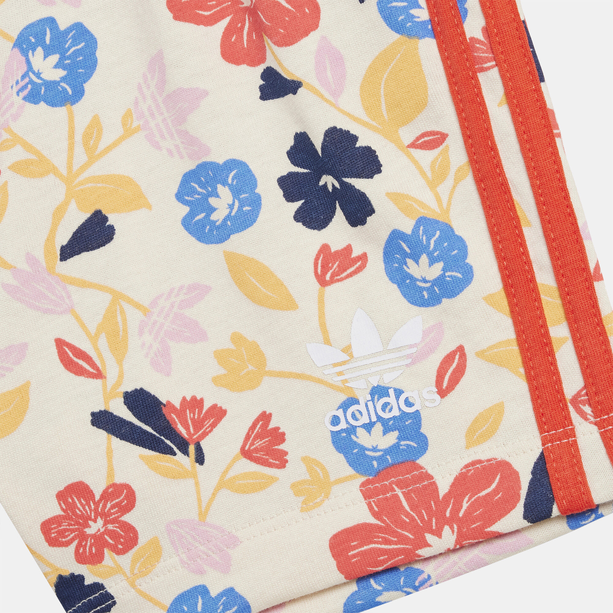 Adidas floral shorts set hot sale