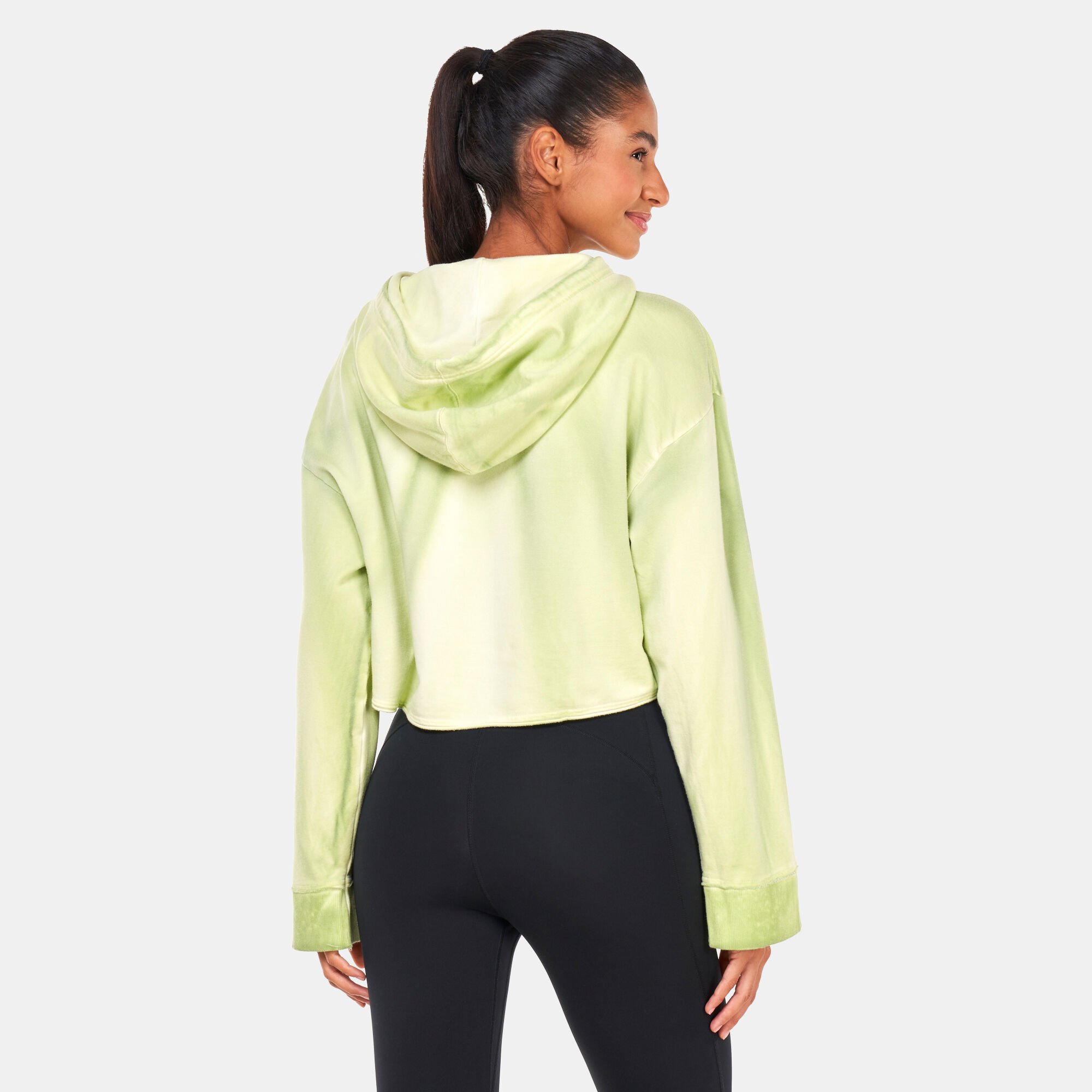Neon green nike hoodie womens clearance