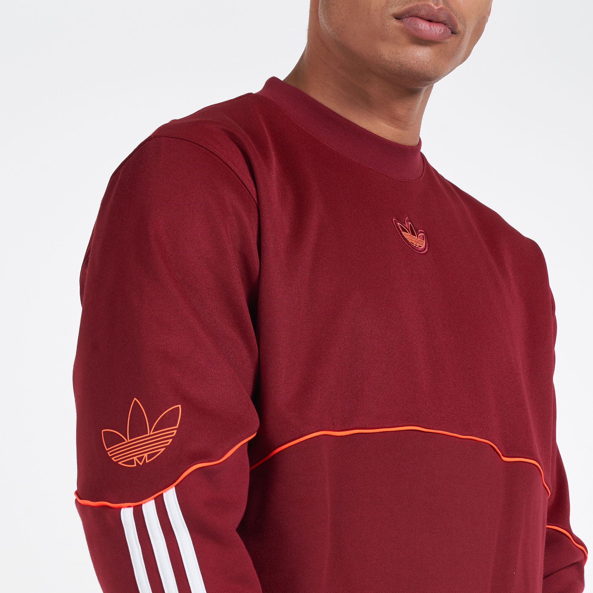 Adidas outline crew sales sweat