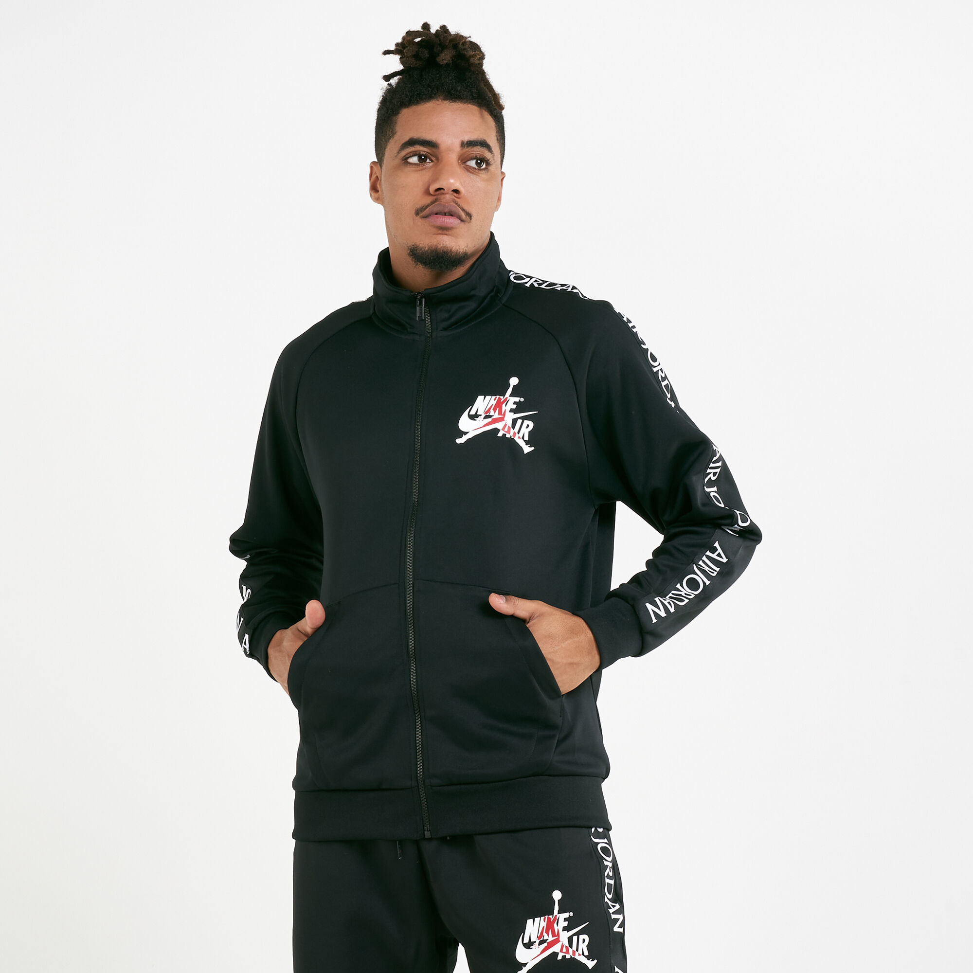 Men's jordan sportswear jumpman taped tricot jacket on sale