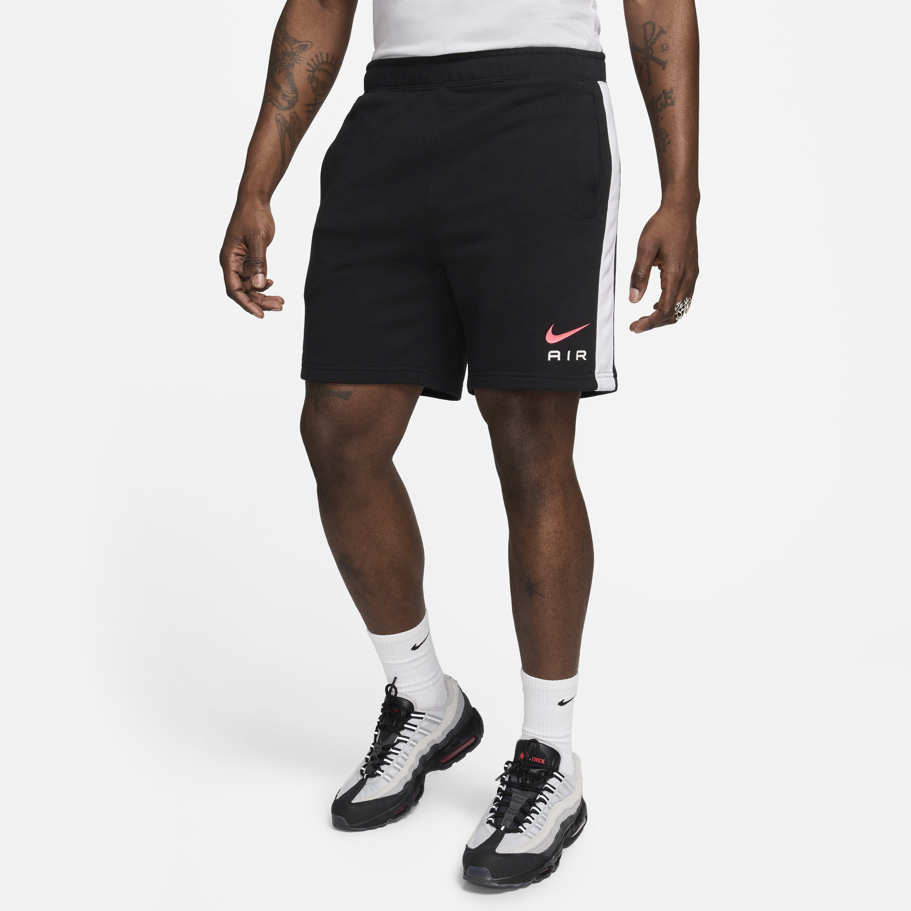 Nike air shorts black shop