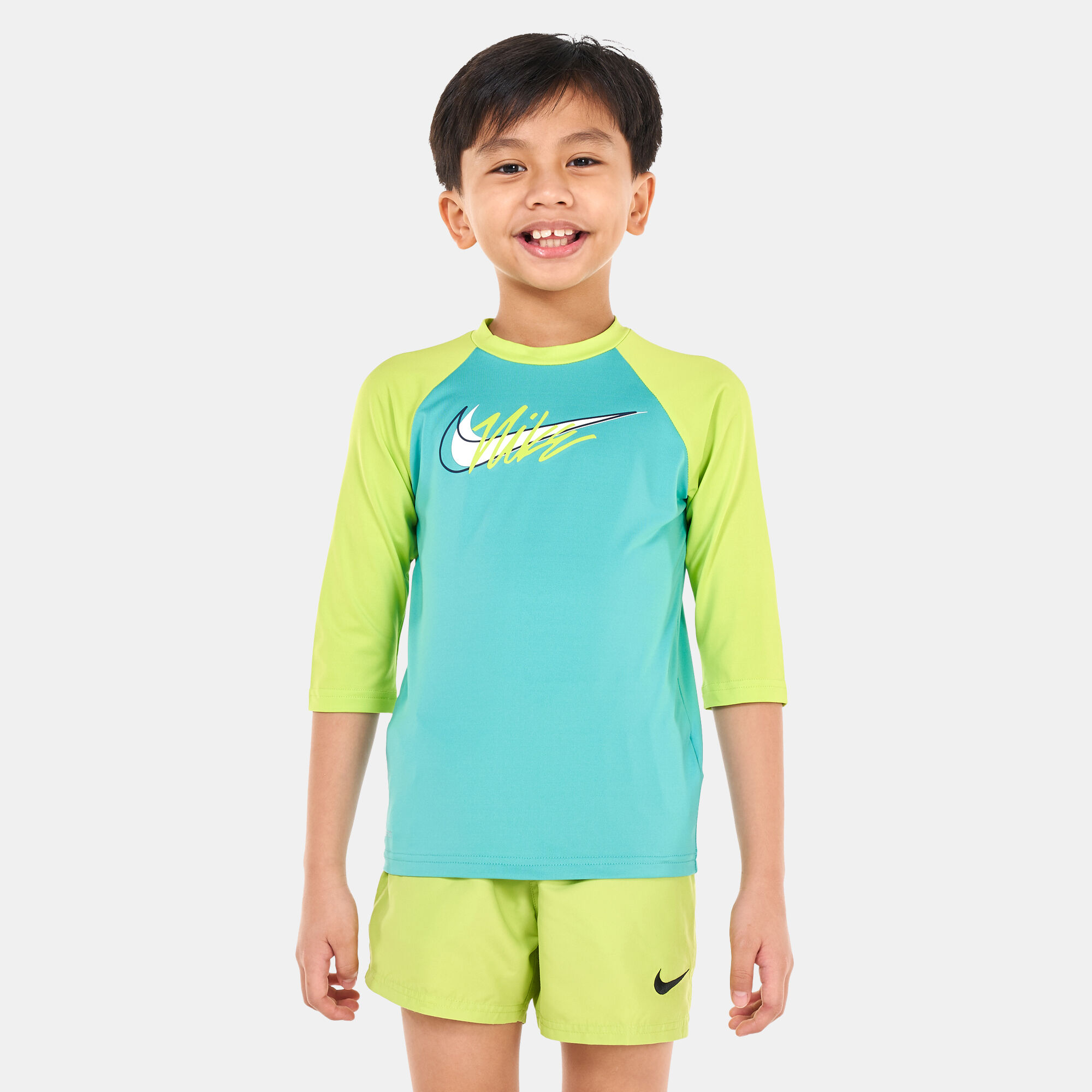 Buy Nike Swim Kids 4 Inch Volleyball Swimming Shorts Orange in