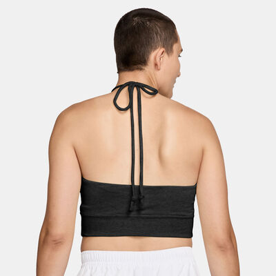 Nike Women's Sportswear Chill Terry Halter Crop Top Black