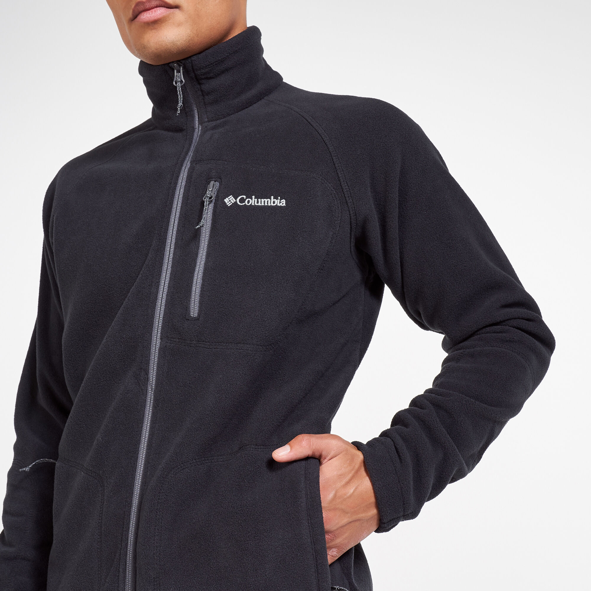Men s Fast Trek II Full Zip Fleece Jacket Black Columbia in Kuwait SSS