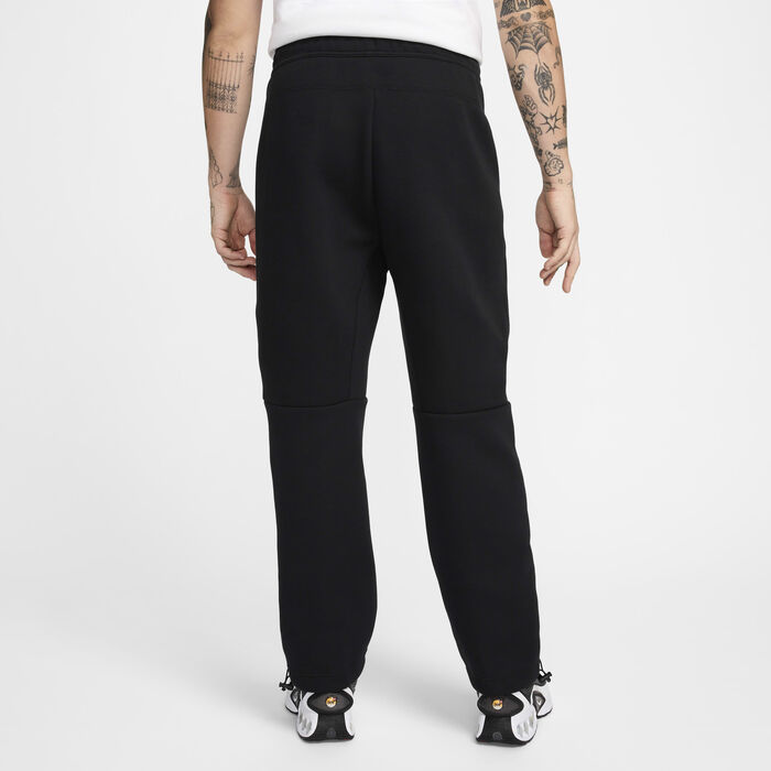 Nike Men's Tech Fleece Open-Hem Trousers Black image number 1