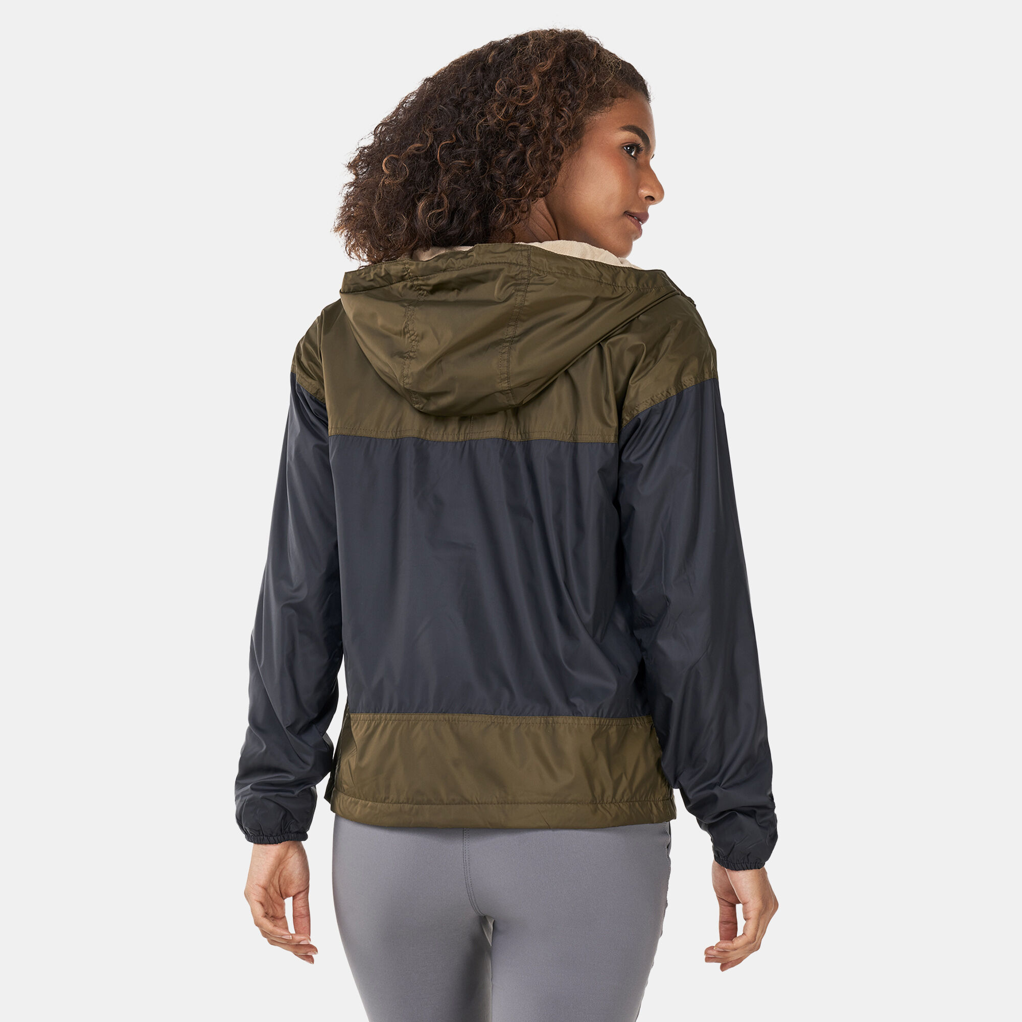 Flannel lined windbreaker womens shop