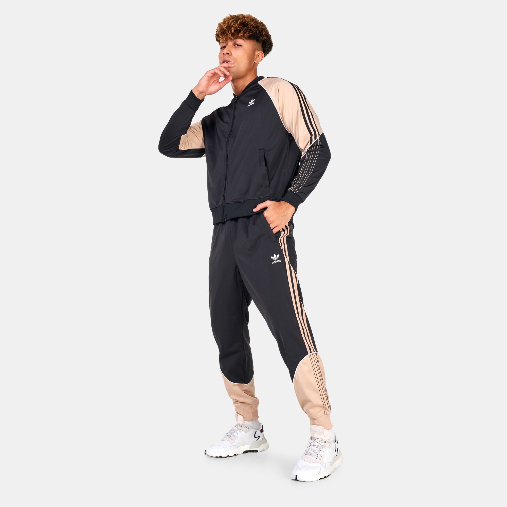 Tricot track jacket adidas sales