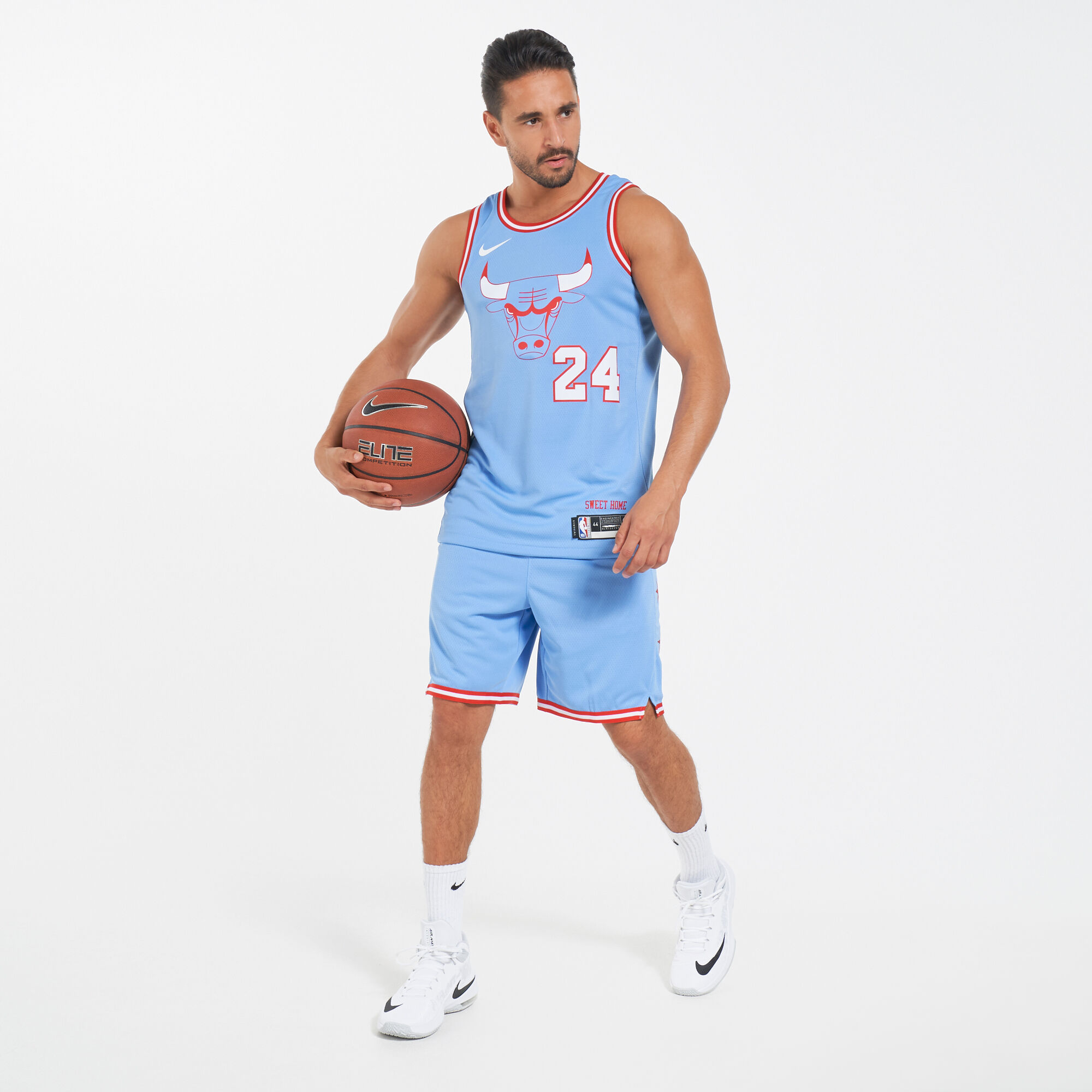 Chicago bulls blue best sale shirt