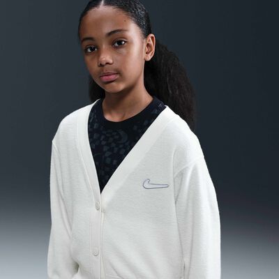 Nike Kids' Sportswear Long-Sleeve Top White