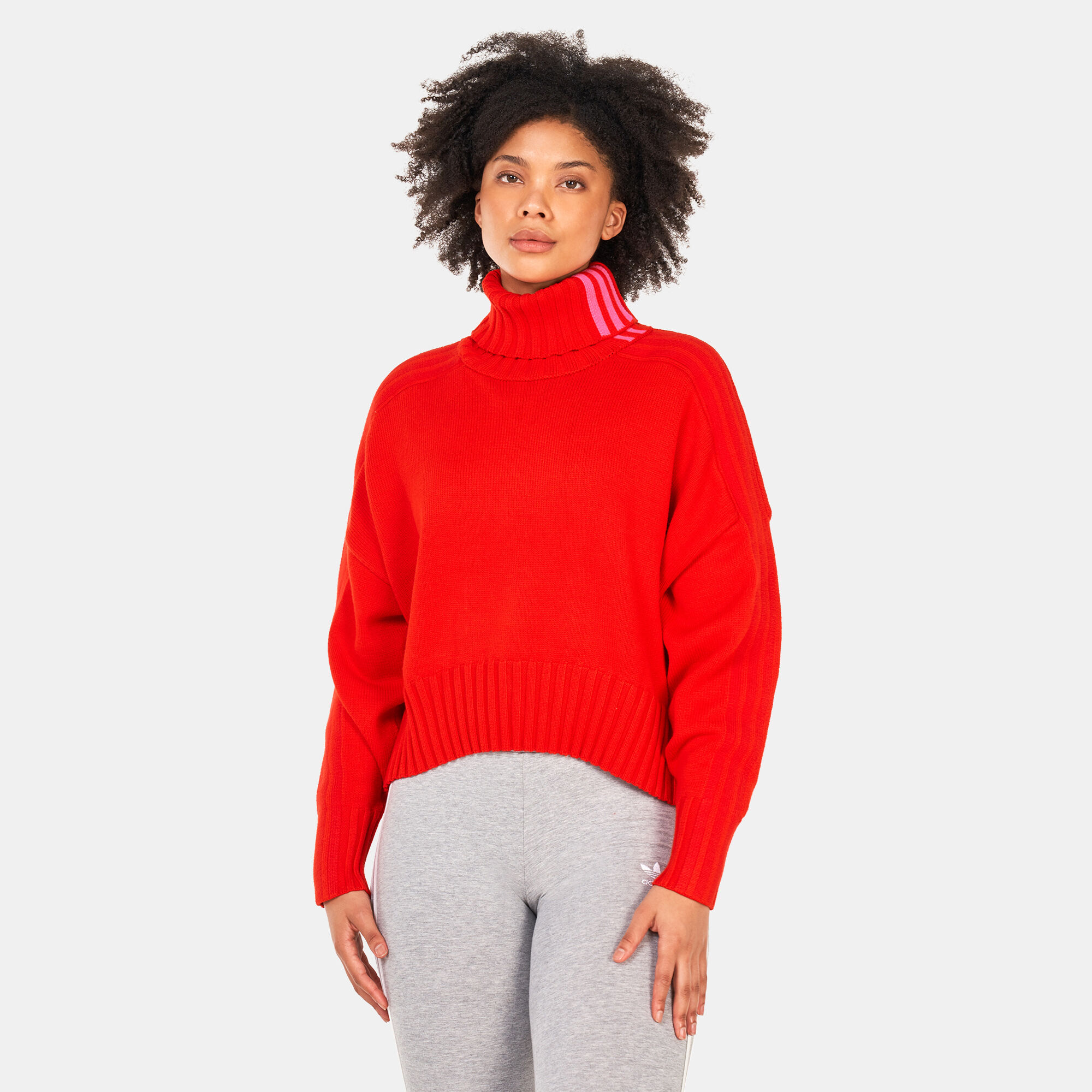 Adidas cropped turtleneck sales