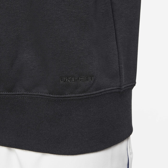 Nike Men's Track Club Dri-FIT Fleece Running Sweatshirt Black image number 5