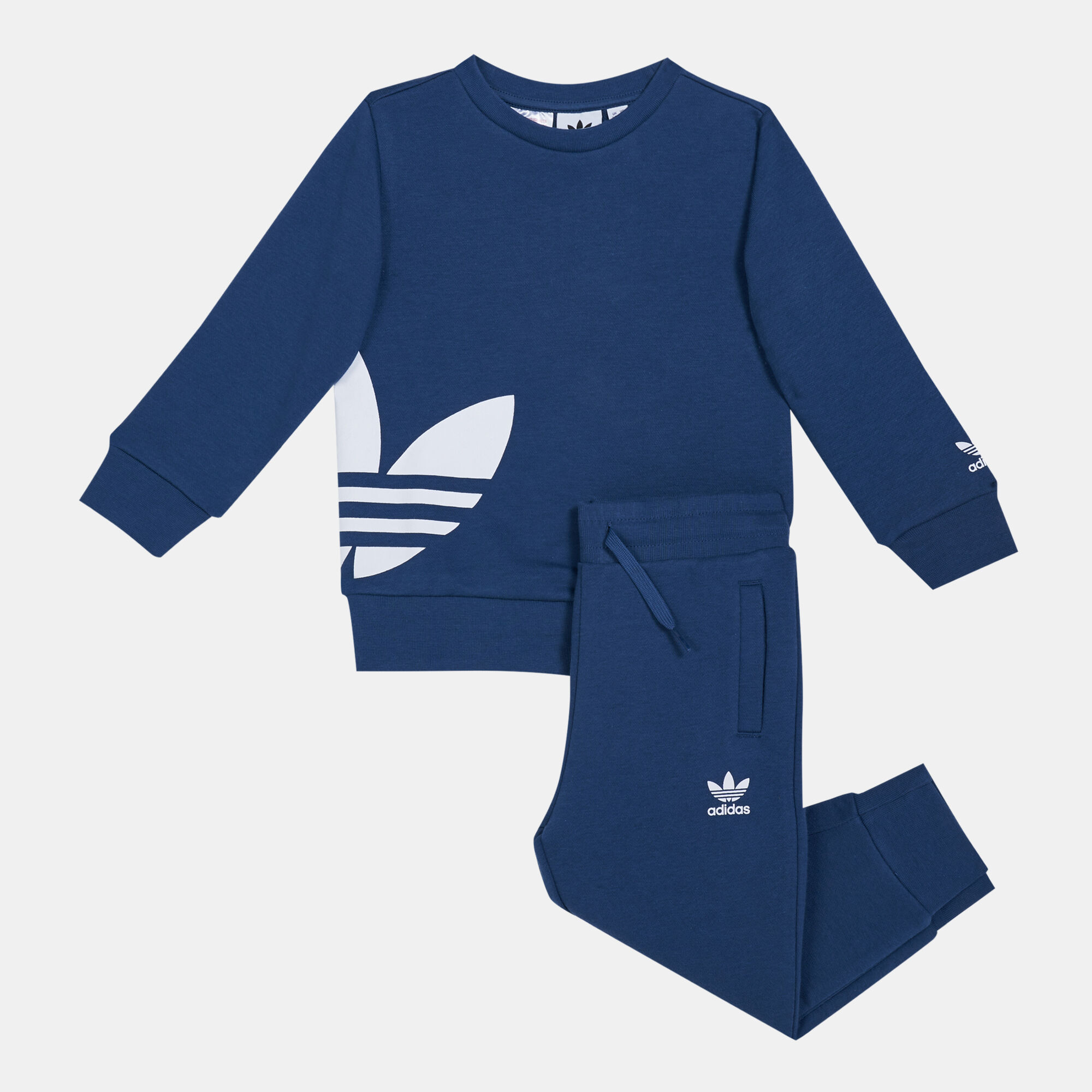 Adidas trefoil crew set toddler shop