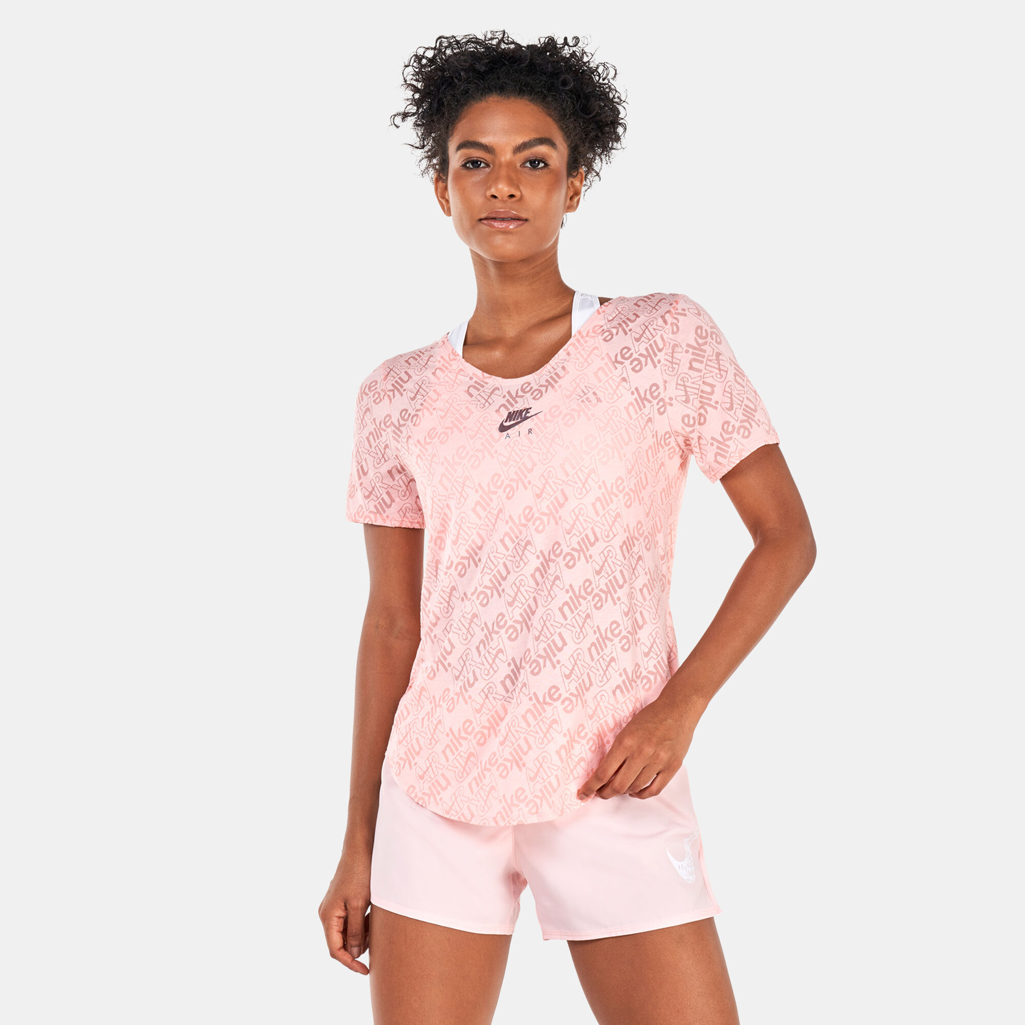 Women's air graphic running t shirt top