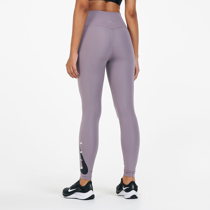 Nike One Women's Cerulean/White Mid-Rise Leggings ( DD0252-424