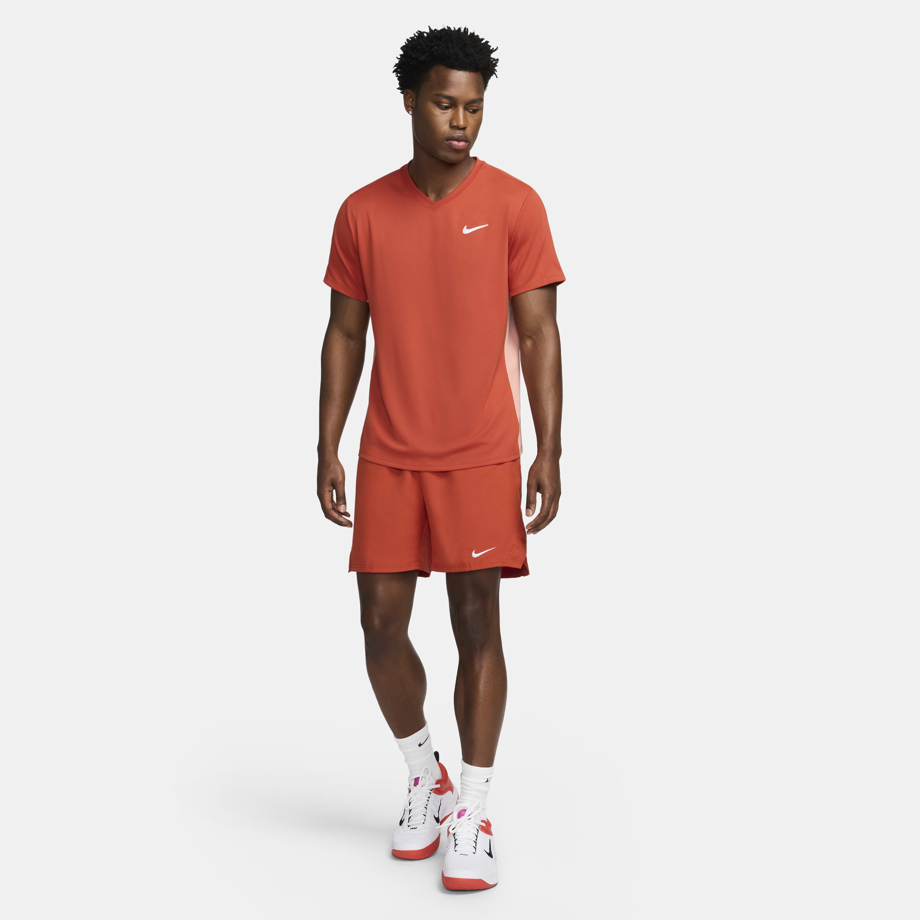 Orange tennis shorts online