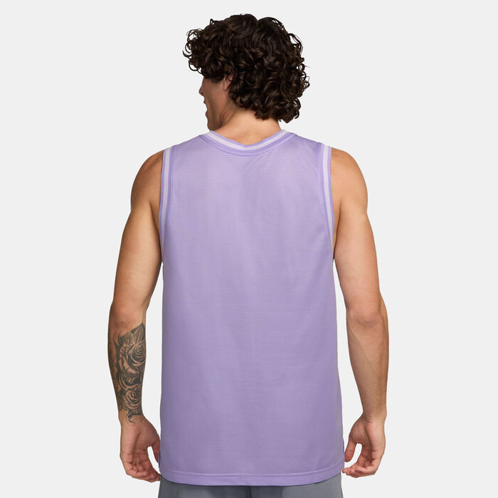 Nike Men's DNA Dri-FIT Basketball Jersey Purple image number 1