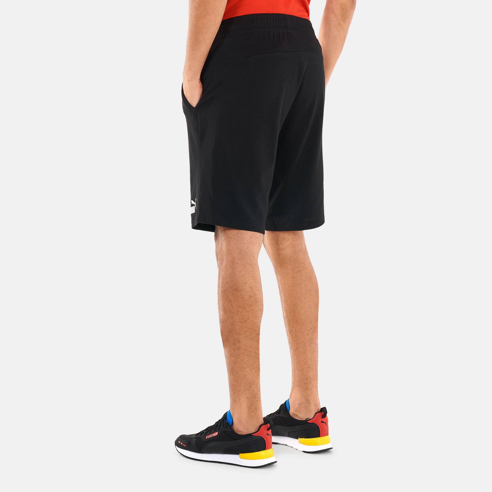 Men s ESS Jersey Shorts Black PUMA in Kuwait SSS