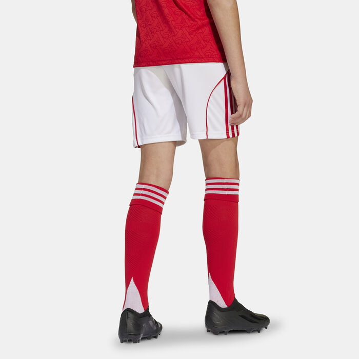 adidas Kids' Arsenal 25/26 Home Replica Football Shorts White image number 1