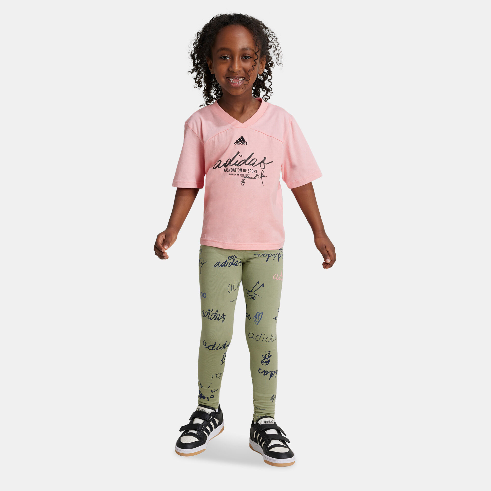Adidas leggings and top set womens on sale