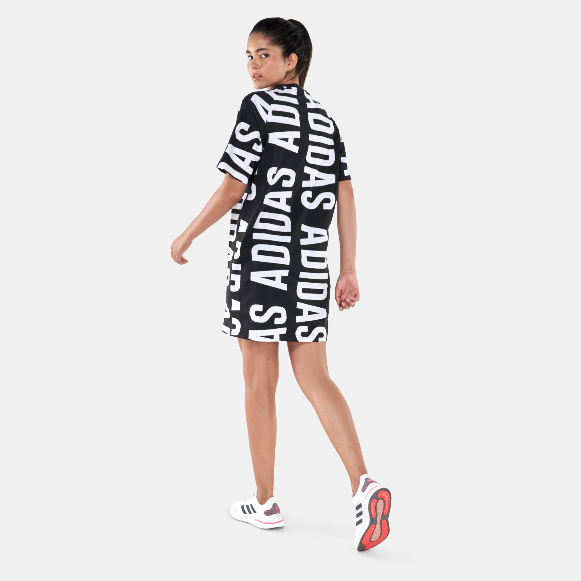Women s Essentials Oversized adidas Allover Print Dress