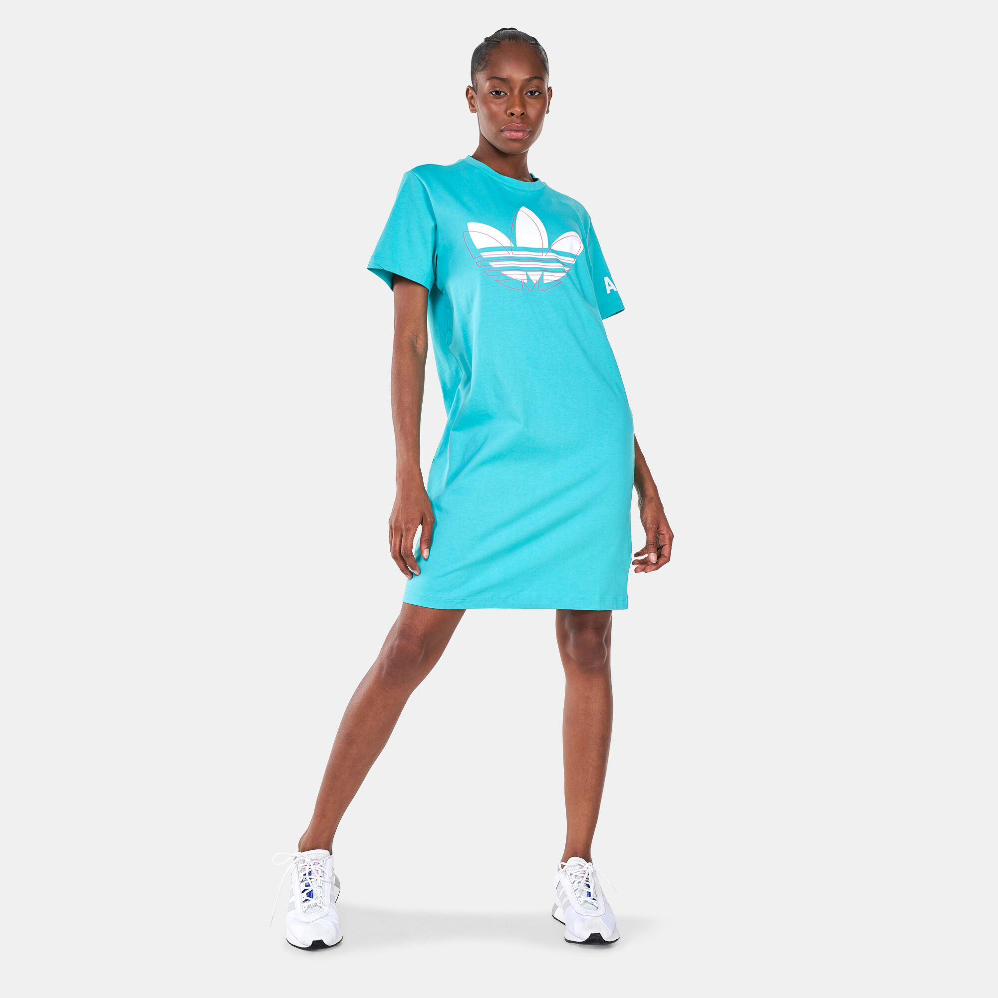 Womens adidas tshirt dress online