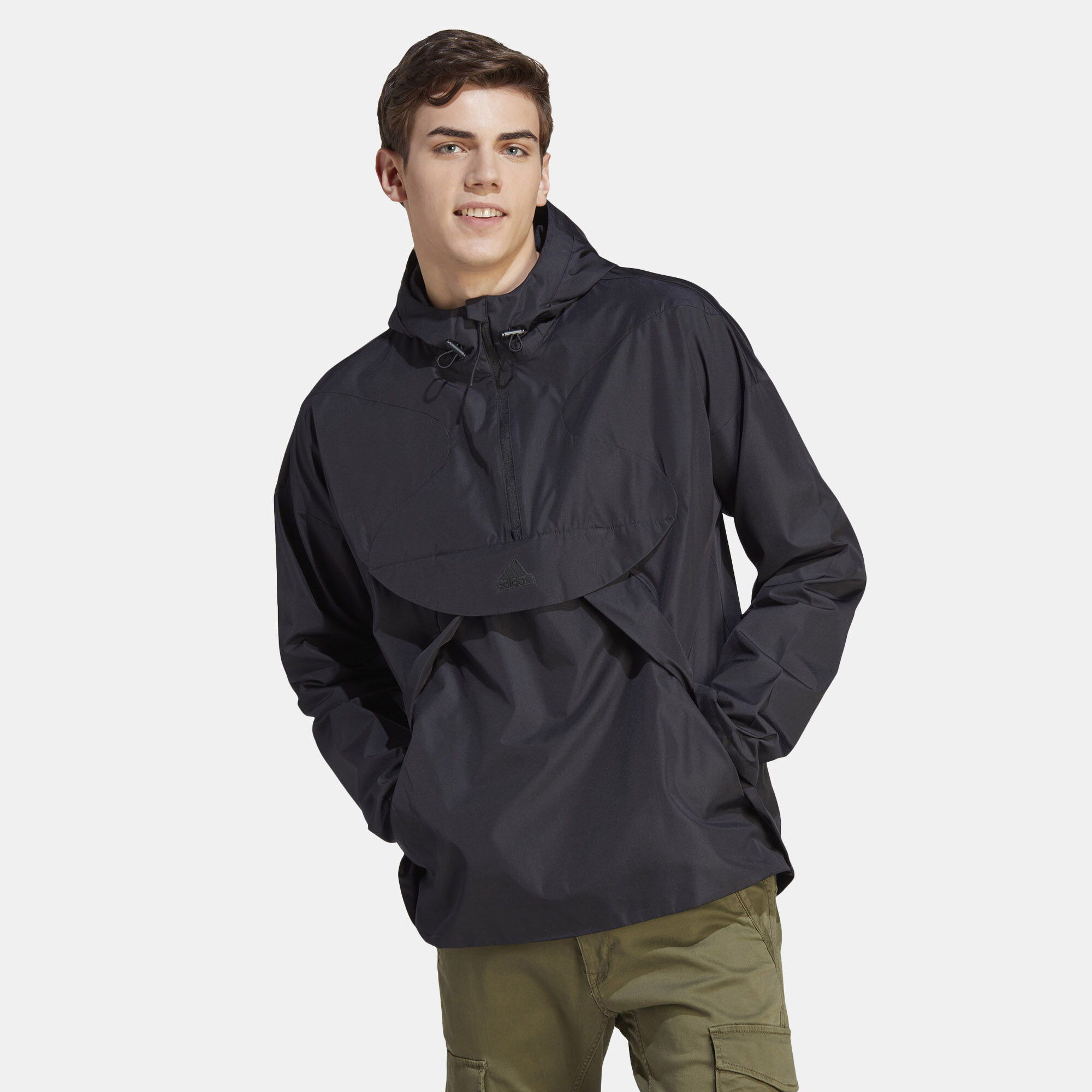 Men s City Escape Windbreaker Jacket Black adidas in Kuwait SSS