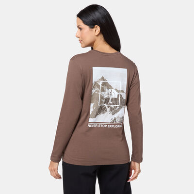 The North Face Women's Mountain Graphic T-Shirt Brown