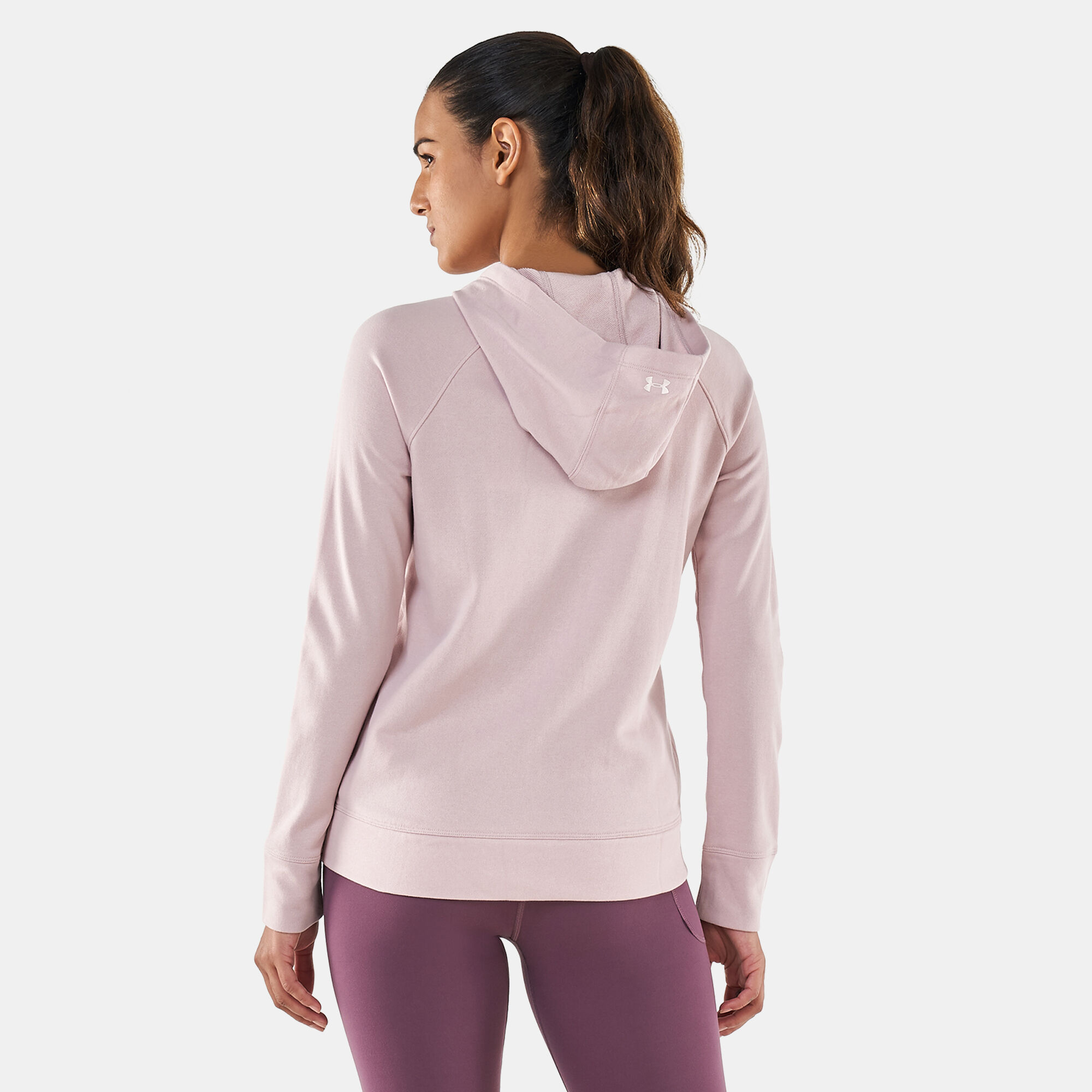 Buy Under Armour Women's UA Rival Terry Hoodie Pink in Kuwait -SSS